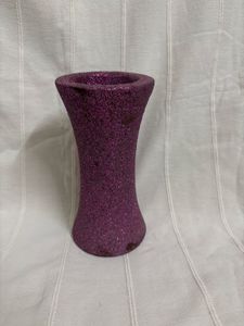 Purple Glitter Vase
