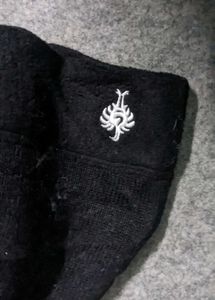 Black Beanie Hat with Logo