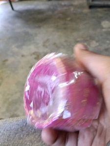 Pink Bangles with Gold Embellishments