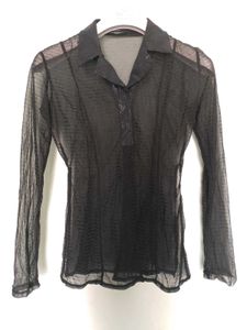 Sheer Black Sparkle Top