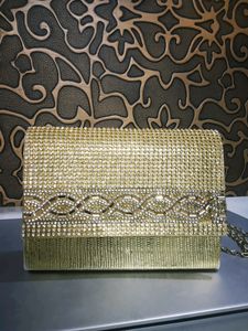 Golden Sling Bag