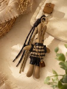 Cute Bunny Keychain with Bag