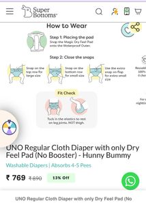 Supperbottoms Reusable Diaper Set