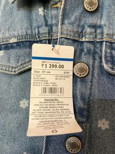 Girls Set Of 3, 7-9yrs, New W Tag,100% Denim