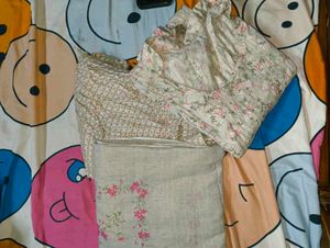 Floral Print Kurta Set with Dupatta