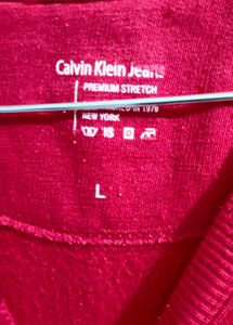 Calvin Klein Red Sweatshirt