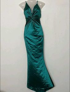 Elegant Emerald Green Maxi Dress