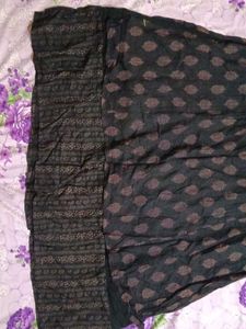 Elegant Black Ethnic Kurta with Embellishments