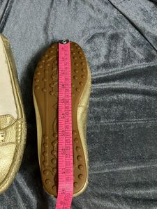 Coach Gold Loafers