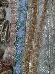 Embellished Laces for Sarees &amp; Dupattas