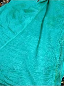 Gorgeous 👌👌Teal Saree with Floral Embroidery