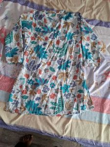 Floral Print Kurta