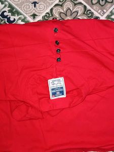 Red Casual boys Kurta shirt 👕