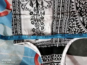 2 Black &amp; White Patterned kurtas