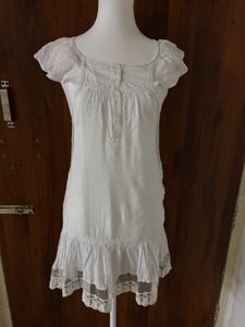 White Lace Trimmed Blouse ✨🤍