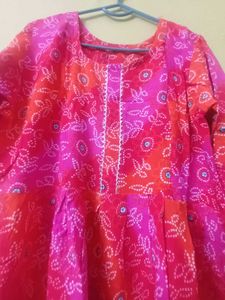 maternity Floral Print Kurta