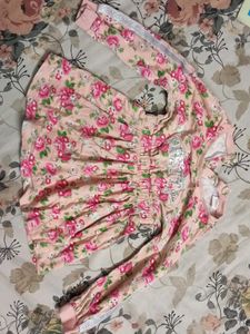 Floral Print Long Sleeve Top