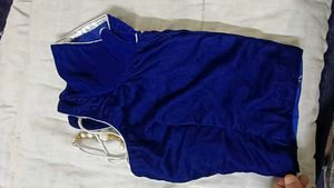 Blue Velvet Blouse
