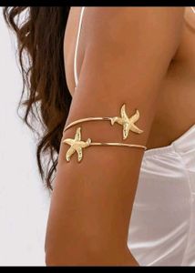 Gold Starfish Arm Cuff