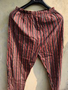 Rust Printed Kurta Set