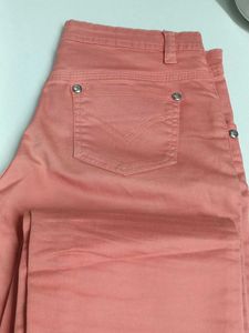 Coral Skinny Fit Pants for girls and women