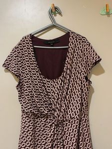 Stylish Printed Midi Dress
