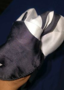 Black &amp; White Geometric Scarf