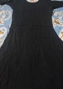 Elegant Black Embroidered Kurta