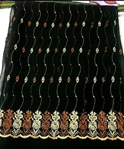 Heavy Embroidery Saree, Not Used