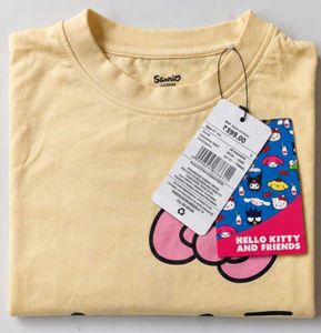 Yellow Ladies Tshirt Cotton (L)