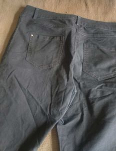 Black Zip Detail Jeans