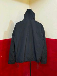 Men's Black Hooded Jacket