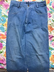Blue Stitched Jeans