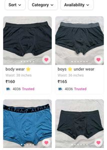 mix size Men's Boxer Briefs combo