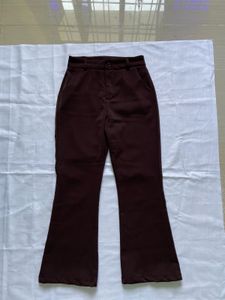 Flared Brown Trousers
