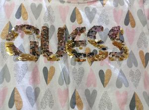Guess Heart Print Long Sleeve Shirt