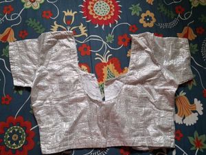Sparkling Crop Top Blouse