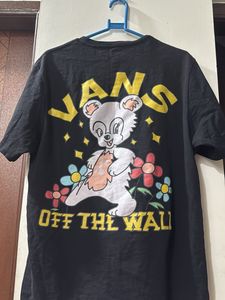 Vans Oversized Black Cotton T-Shirt
