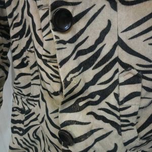 Animal Print Coat