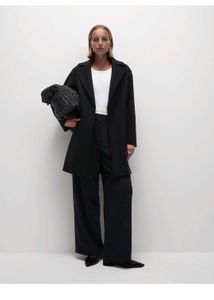 M&amp;S Relaxed Single Breasted Coat
