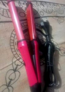 2-in-1 Hair Straightener &amp; Curler