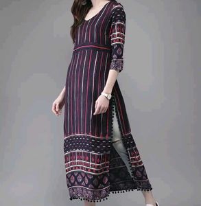 ANOUK Striped Kurta for Women