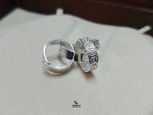 Elegant Pure Silver Patterned Toe Ring Set