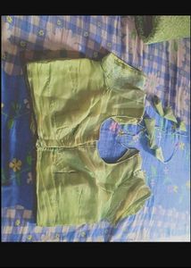 New zimmi choo saree with stitched blouse