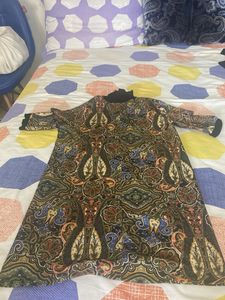 Patterned Mini Dress