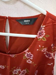 MAX Chic Floral Print Maxi Dress