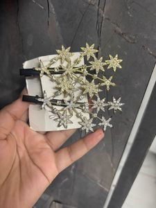 Sparkling Star Hair Clips Set