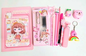 Cute Kawaii Pink Stationery Mix Collection