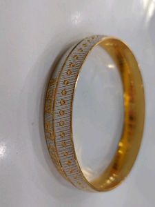 Elegant Gold & Silver Tone Bangle
