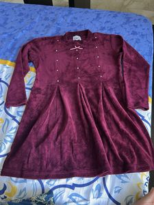 Girls' Velvet Dress